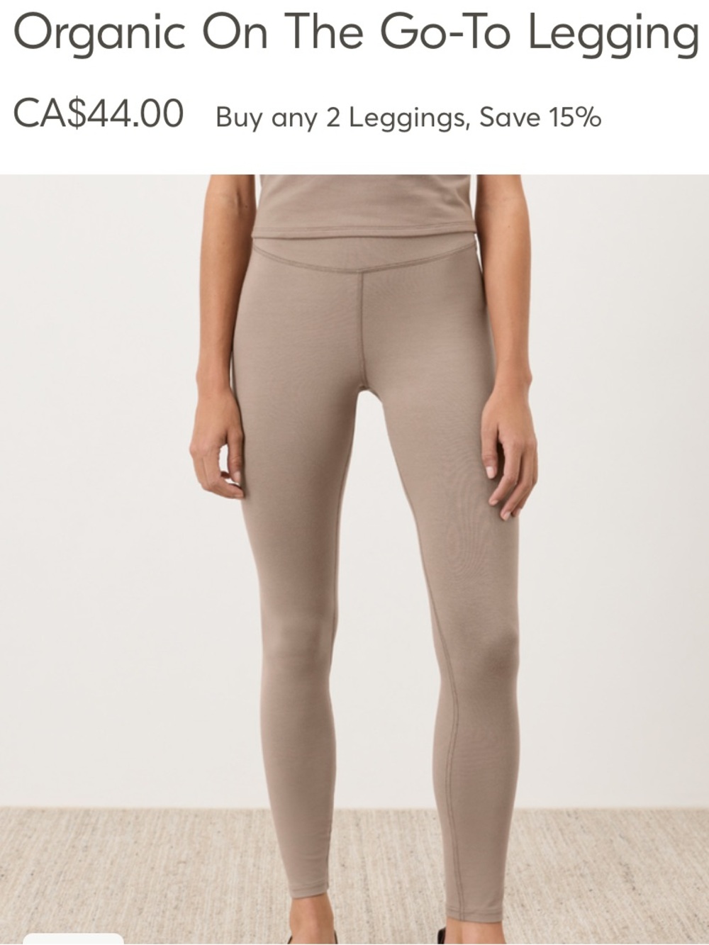 organic leggings